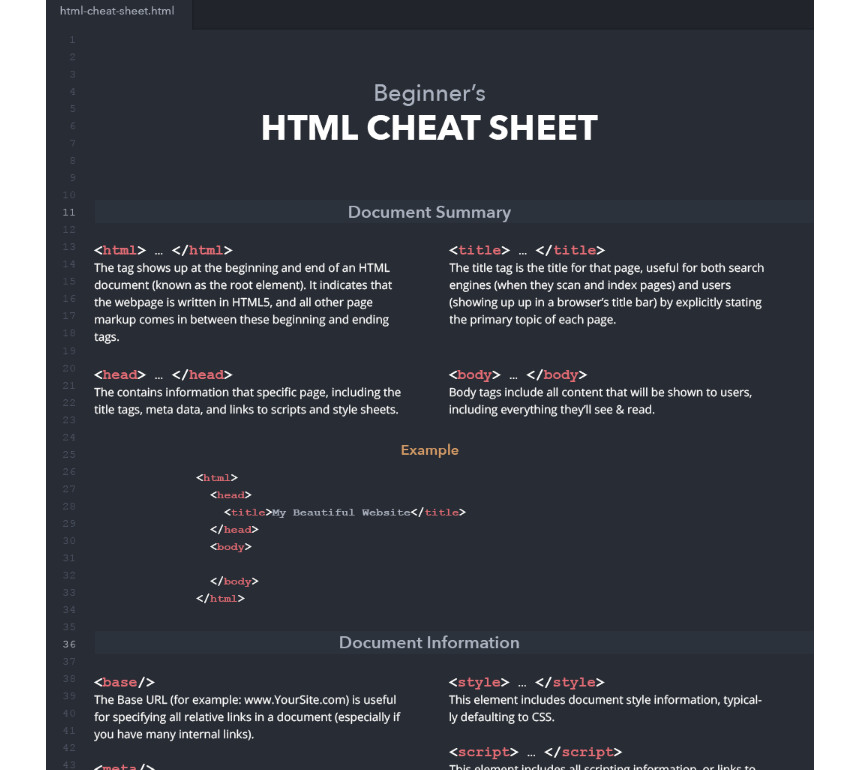Html-cheat-sheet